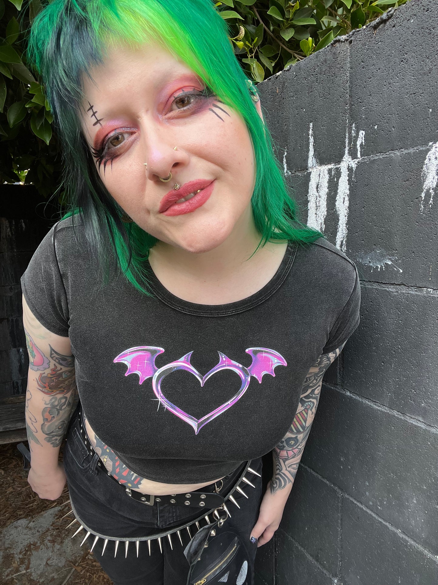 Snow Washed Crop Top