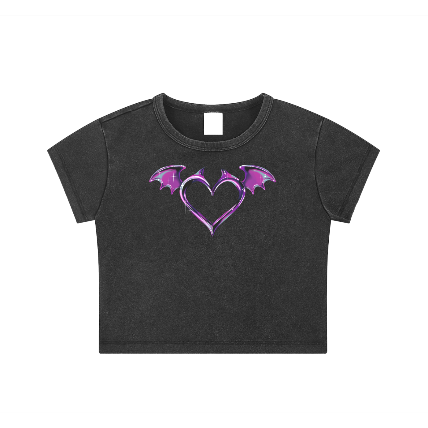 Snow Washed Crop Top