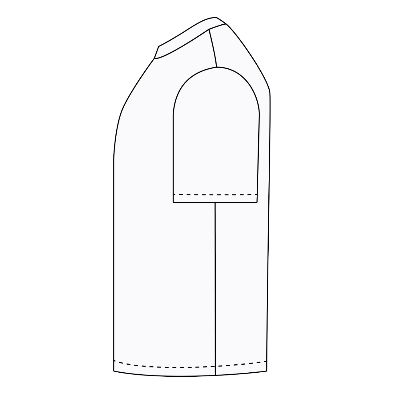 Look it's a standard shirt! Unisex Seamless Cotton T-Shirt