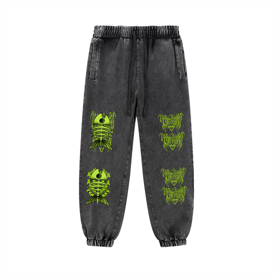 Snow Wash Jogged Sweatpants