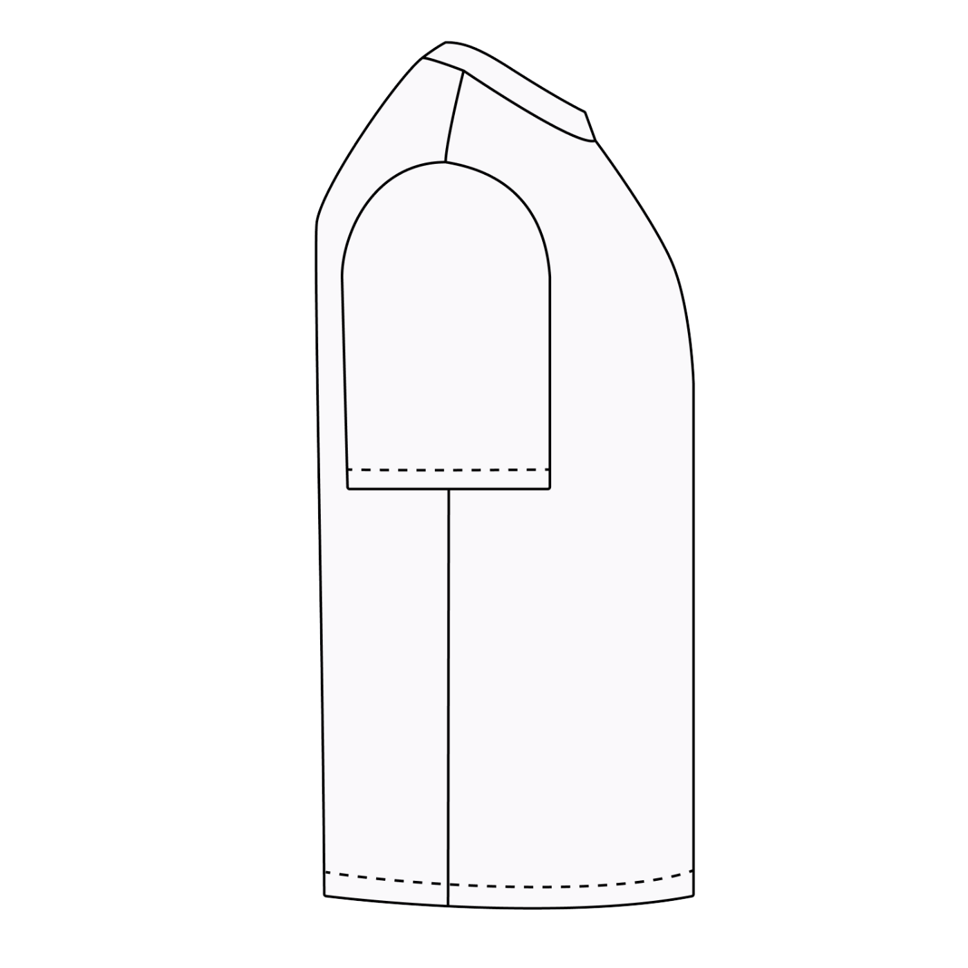 Look it's a standard shirt! Unisex Seamless Cotton T-Shirt