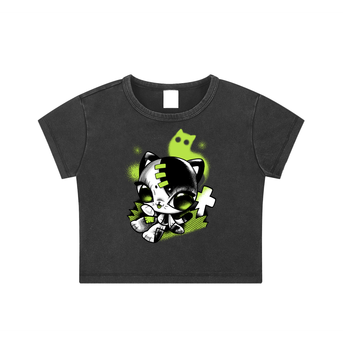 Snow Washed Crop Top