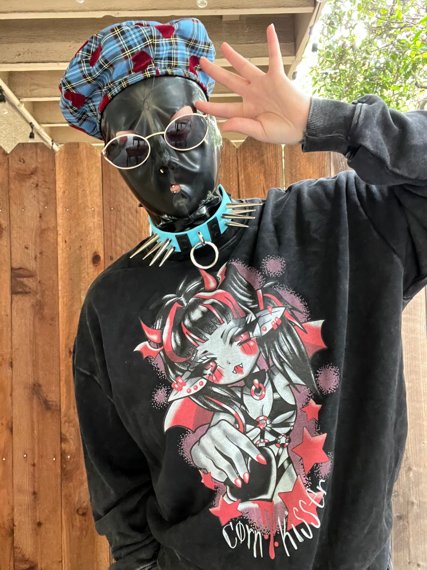 Snow Washed Oversized Sweatshirt