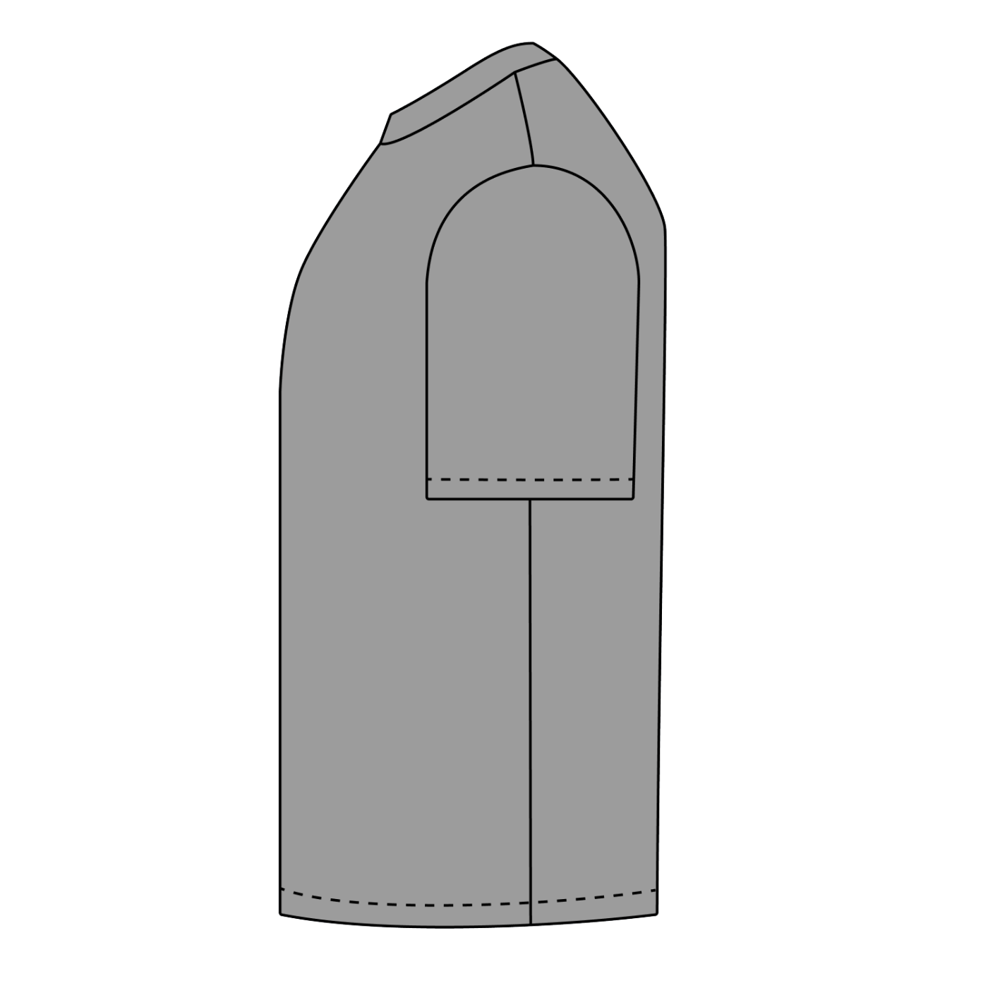 Look it's a standard shirt! Unisex Seamless Cotton T-Shirt