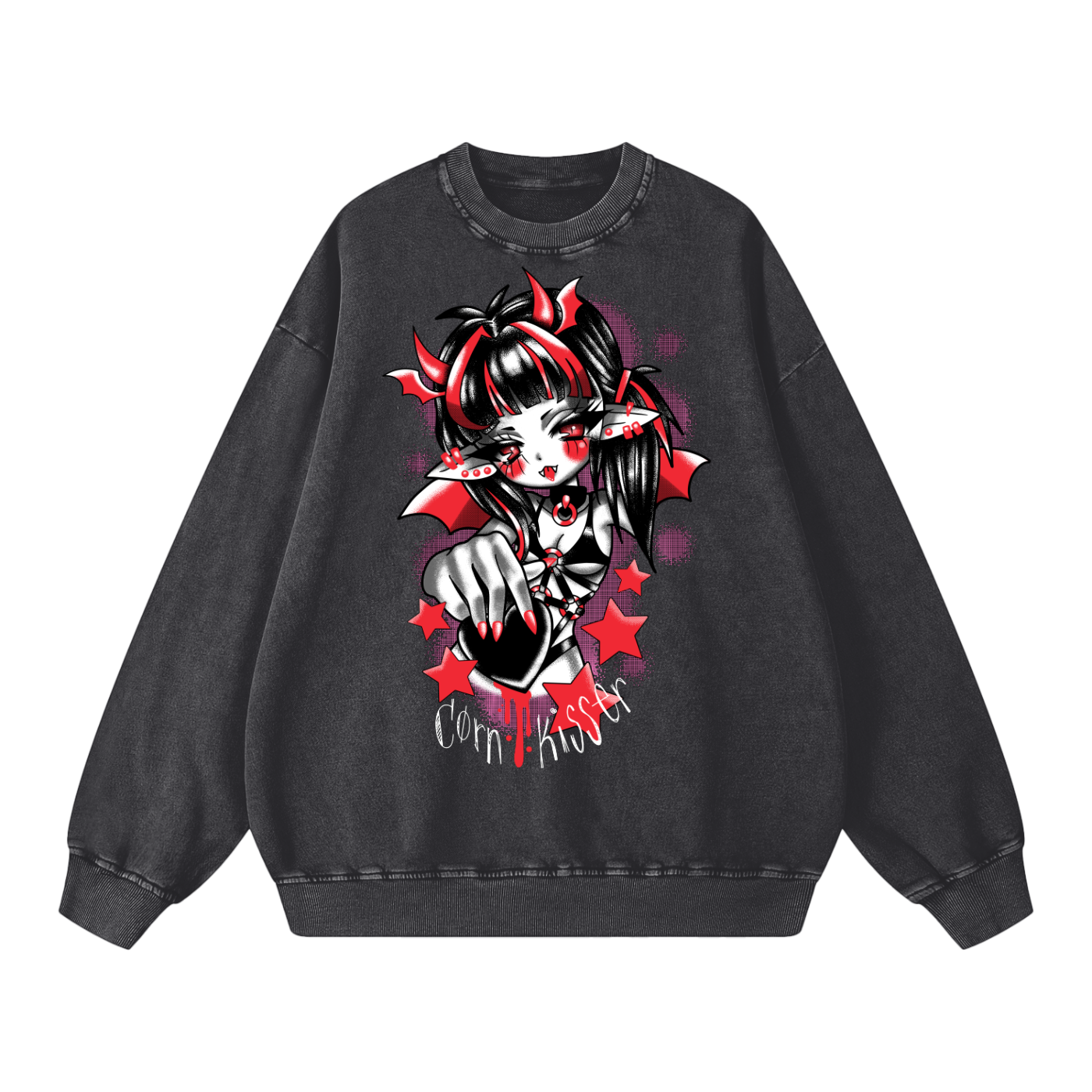 Snow Washed Oversized Sweatshirt