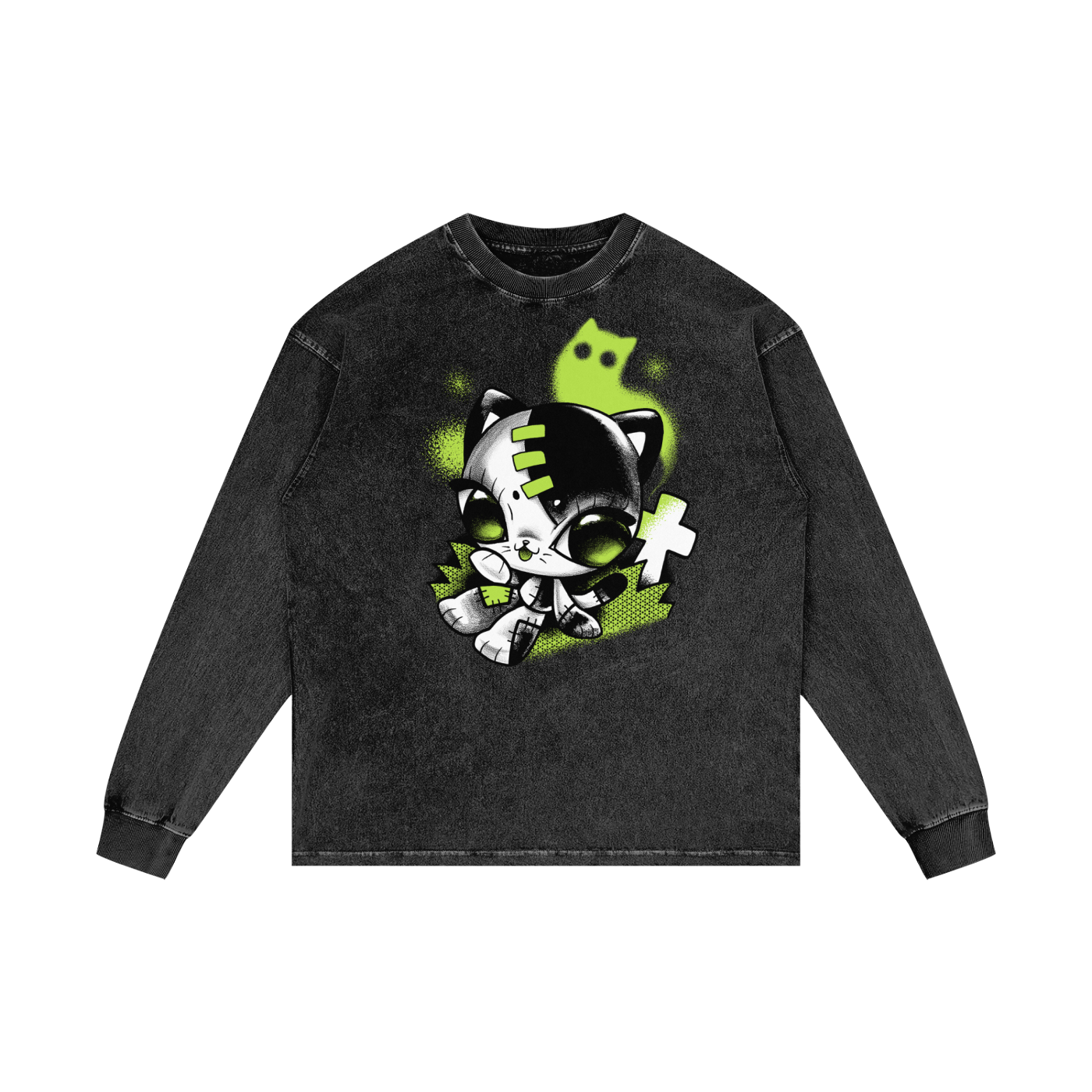 Cat,Kitty,Spooky,Halloween,Tattooshirt ,Tattooflash